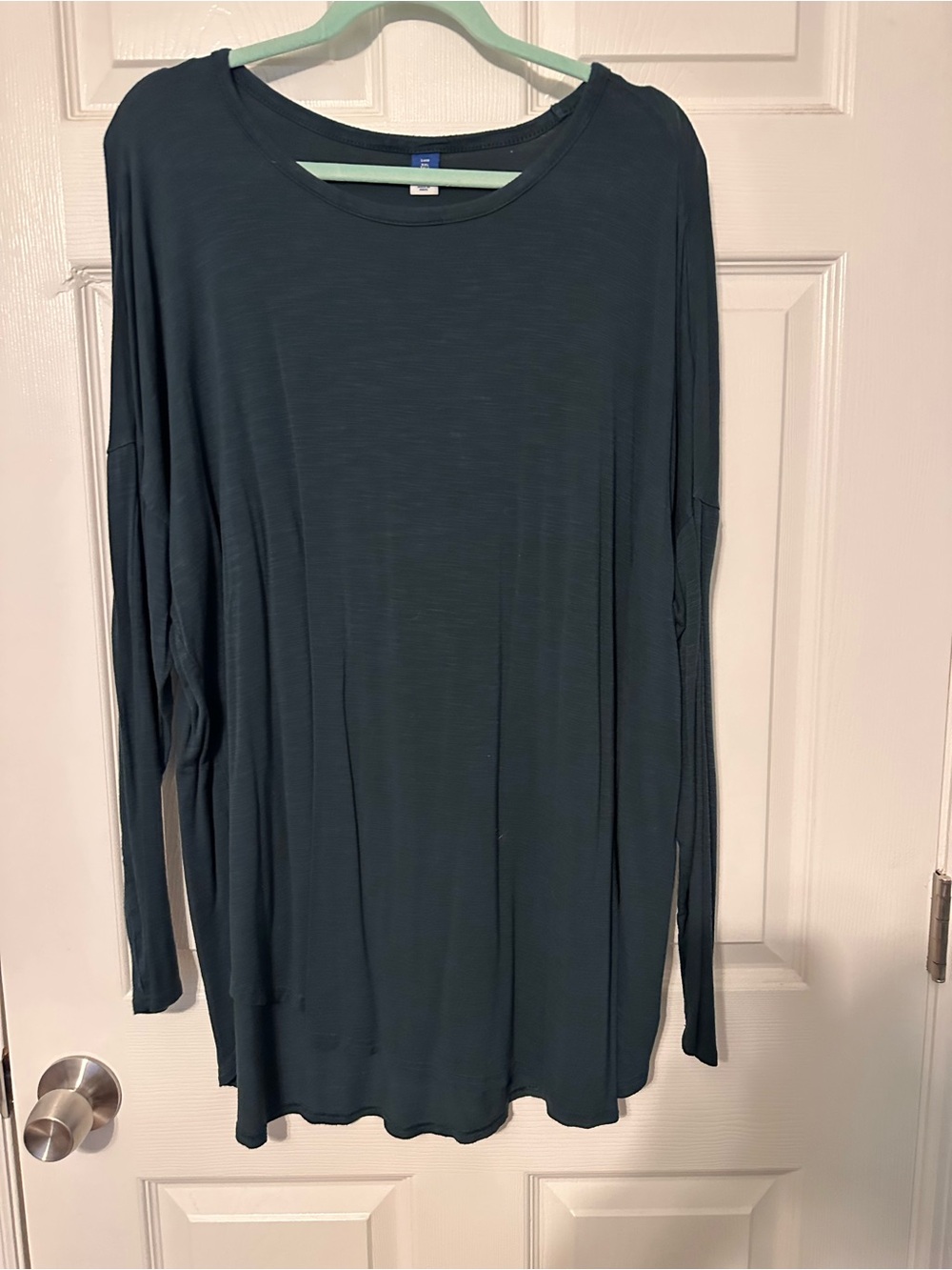 Old Navy Long Sleeve Luxe Top in Deep Teal